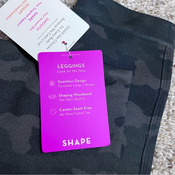 Spanx Black Camo Leggings Size Small NWT - Picture 5 of 10